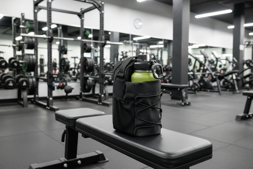 Magnetic Gym Bag For Men And Women with Water Bottle Holder