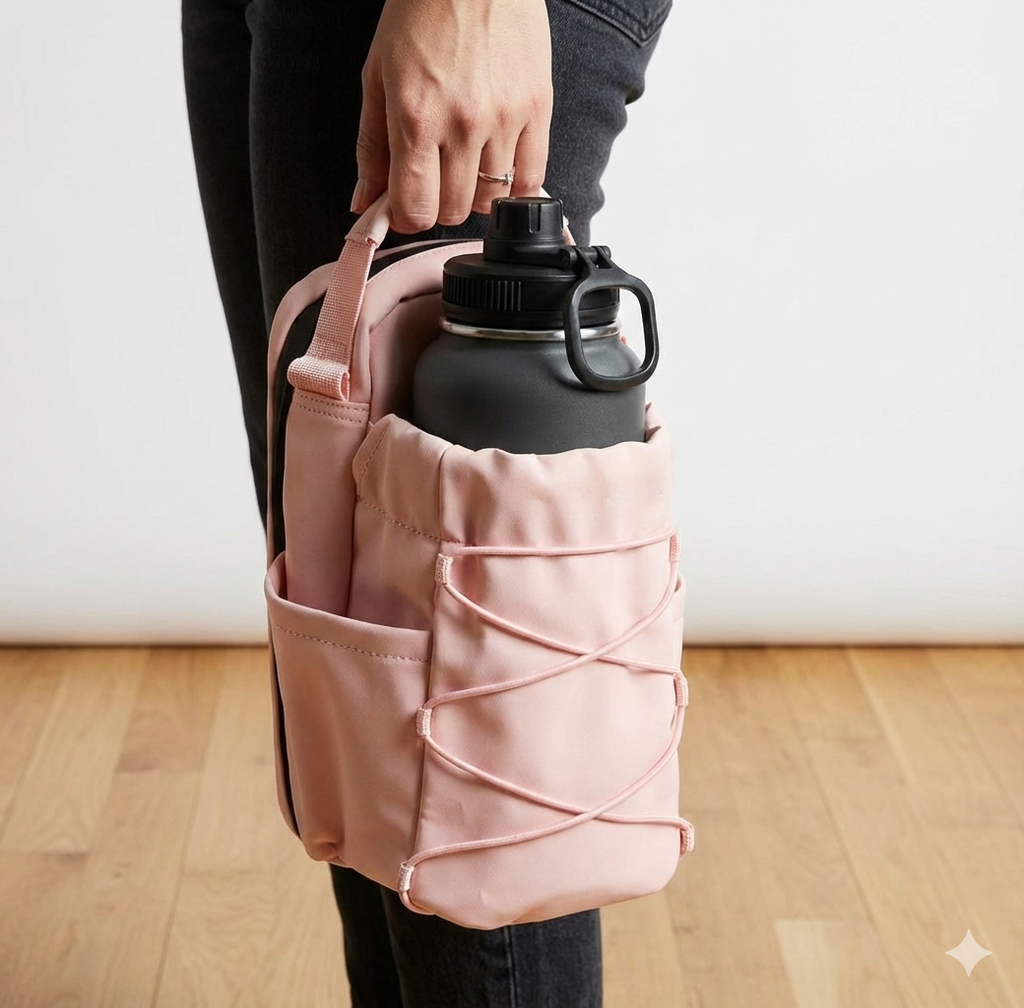 Magnetic Gym Bag For Men And Women with Water Bottle Holder